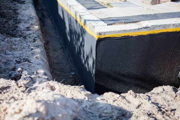 Residential Exterior Waterproofing installation at a Scotland, IN home by SJ Waterproofing Pros